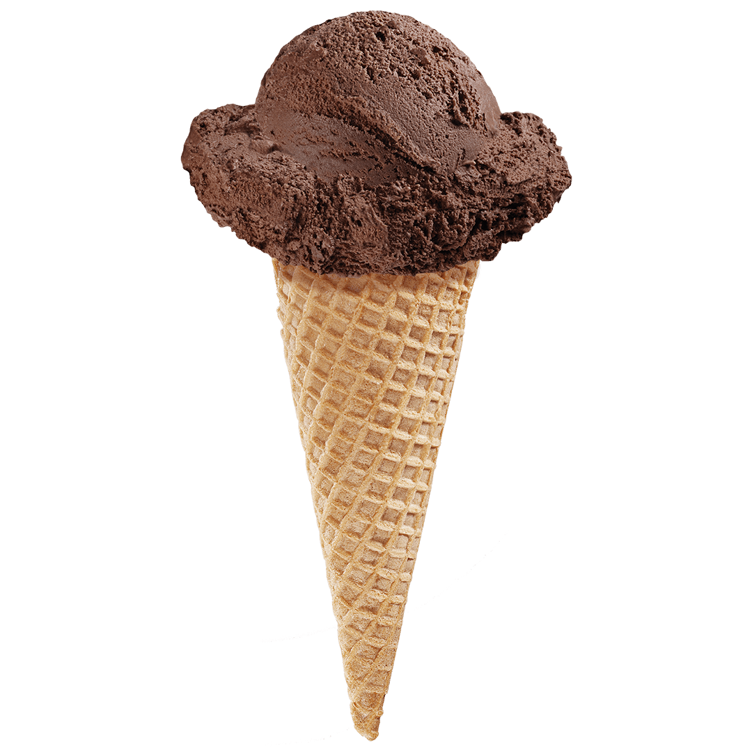Midnight Dark Chocolate copy Midnight Dark Chocolate Ice Cream in a cone